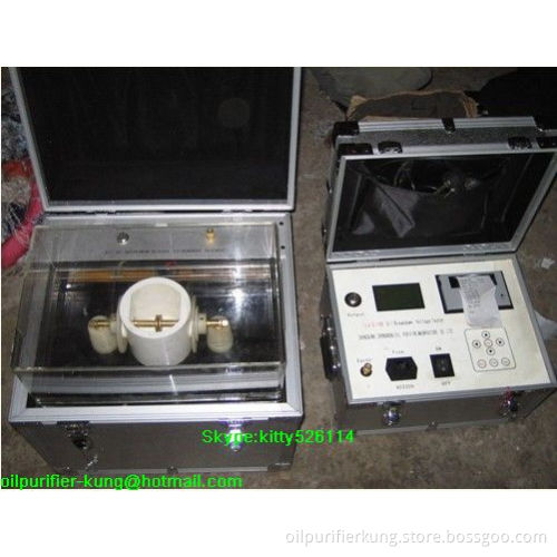 oil Test for Breakingdown voltage to Transformer oil